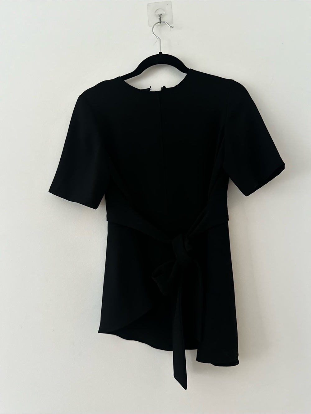 Zara Asymmetrical Tie Blouse